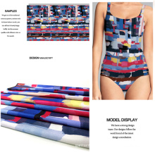 Polyester Spandex Printed Swimwear/ Jersey Dress Fabric